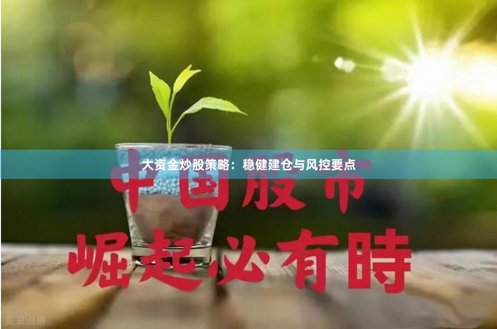 大资金炒股策略：稳健建仓与风控要点
